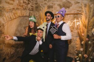 Mejor momento para colocar un photocall de boda