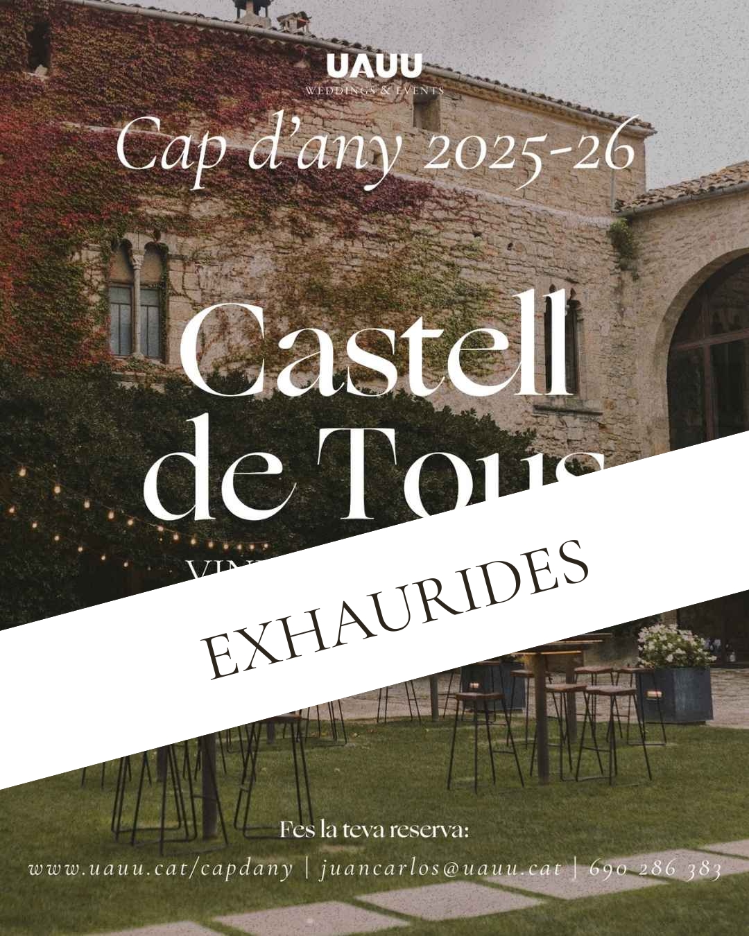 Cap d'any a Castell de Tous