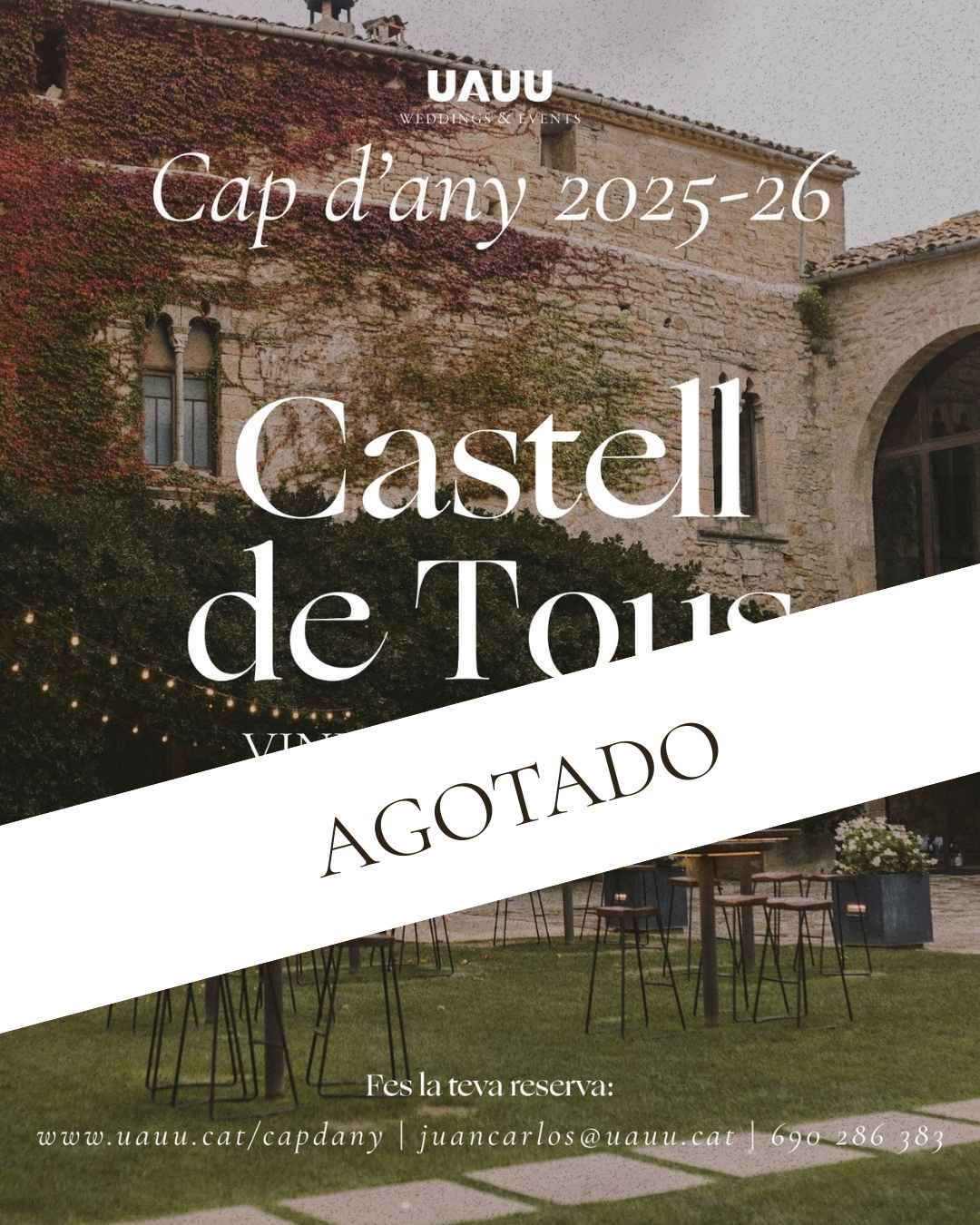 Cap d'any a Castell de Tous