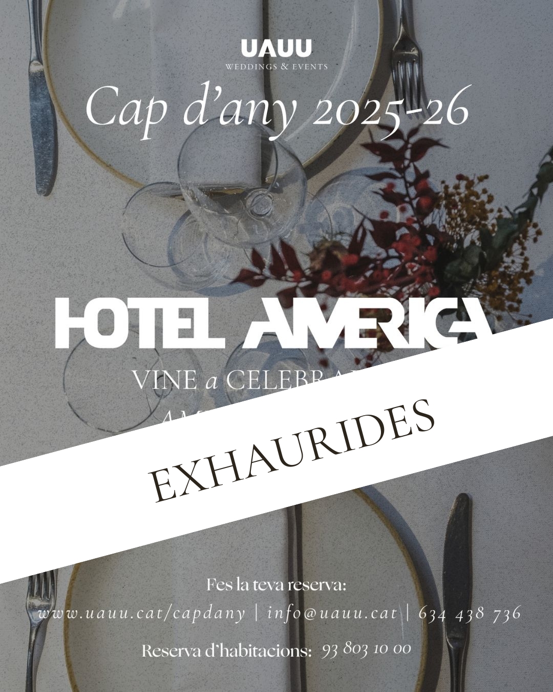 Cap d'any a Hotel Am&egrave;rica