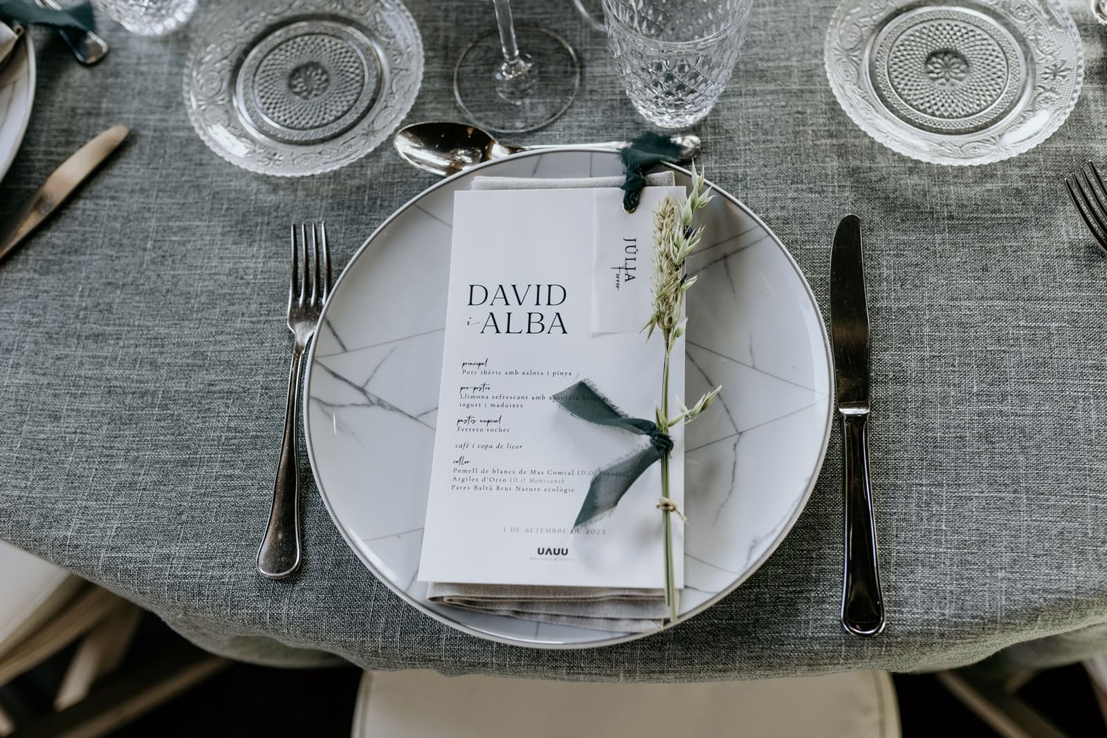 Menú y catering: qué incluye el precio del cubierto de boda