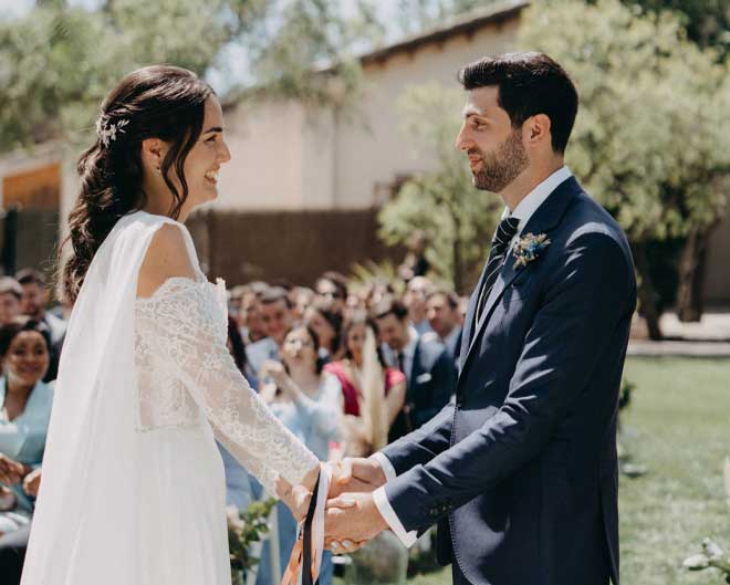 Rito de las velas de la unidad en una ceremonia civil