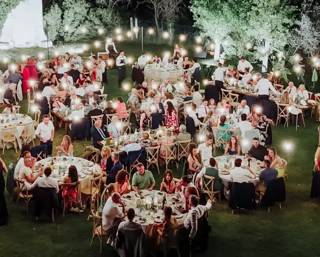 Cómo se organiza una boda de noche