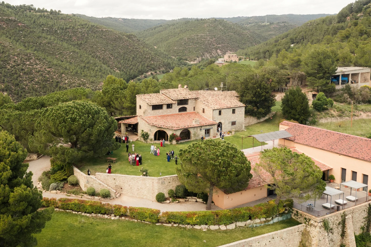 Finca para destination wedding en Can Macià.